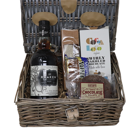 Kraken 35cl & Treats 10 Inch Hamper