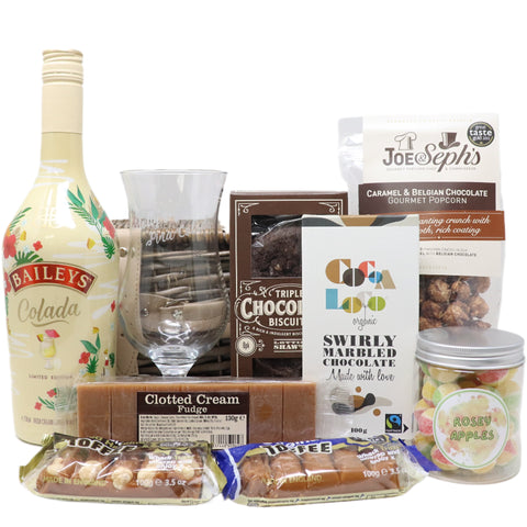 Personalised Luxury Pina Colada Baileys Gift Hamper