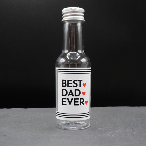 Miniature Alcohol Bottles - Best Dad Ever Design