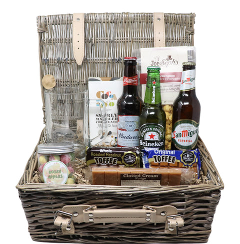 Personalised Luxury Lager Beer Hamper - Christmas Beer Design Pint Tankard