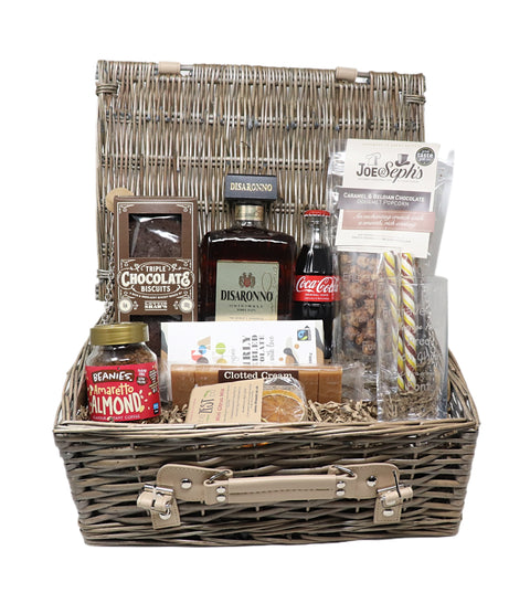 Personalised Luxury Disaronno Amaretto Hamper & Pair of Highball Glasses