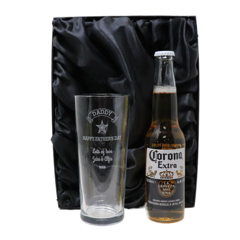 Personalised Pint Glass & Beer/Cider - Father's Day Design