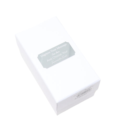 Silver Plated Christening Rattle in Personalised Gift Box