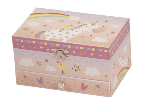 Personalised Unicorn Musical Jewellery Box