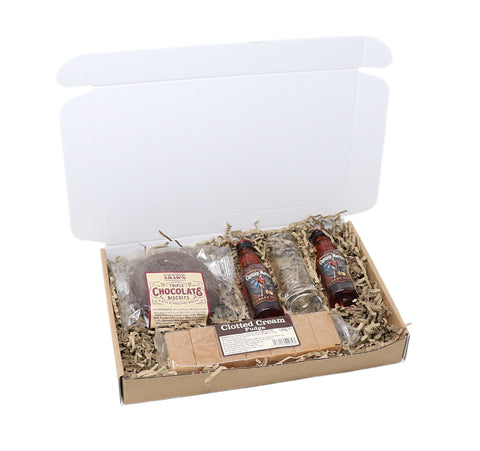 Personalised Tall Shot Glass + Captain Morgan Rum & Treats Letterbox Gift