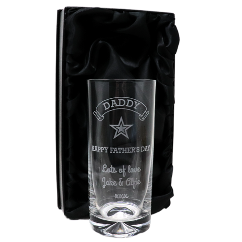 Personalised Highball Glass - Fathers Day Design
