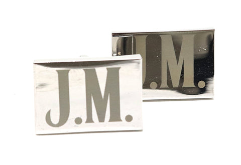 Personalised Silver Cufflinks