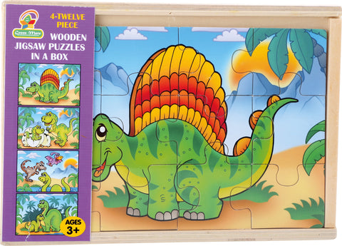 Personalised Wooden Dinosaur Puzzles