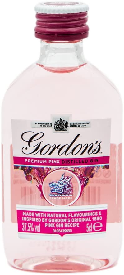 Gordon's Premium Pink Gin 5cl Miniature - Pack of 12