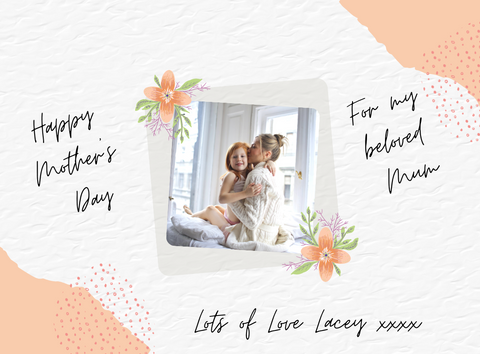 Personalised Prosecco Bottle Label - Mother´s Day Photo Design