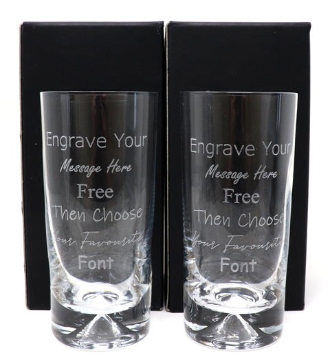 Personalised Grey Goose Vodka Hamper Gift Set with 2 Engraved Glasses