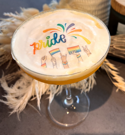 Pride Design Edible Cocktail Drink Toppers