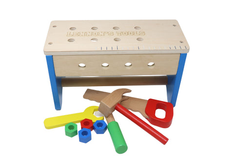 Personalised Wooden Tool Box & Work Bench