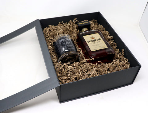 Personalised Glass Tumbler & Disaronno - Disaronno Design