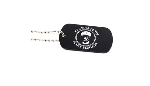 Personalised ID Tag Necklace - Peaky Blinders Design