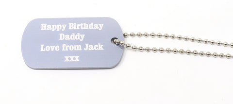 Personalised ID Tag Necklace - Peaky Blinders Design