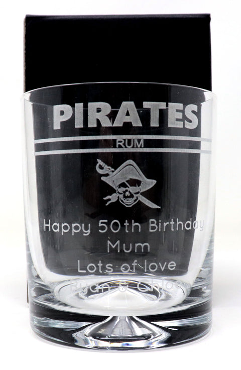 Personalised Pirates Spiced Rum Gift Hamper