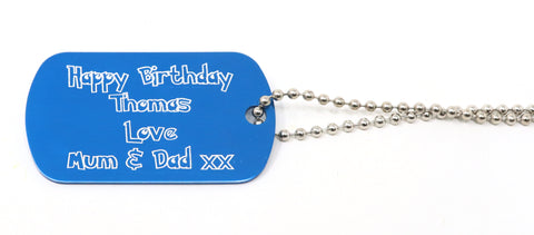 Personalised ID Tag Necklace - Pokemon Design