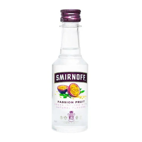 Smirnoff Passion Fruit Flavoured Vodka Miniatures 5cl Miniature - Pack of 10