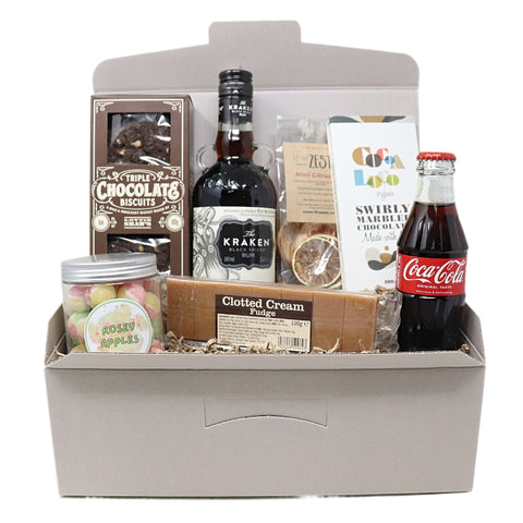 Kraken Spiced Rum 35cl Alcohol Gift Box & Treats