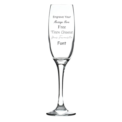 Personalised Fusion Champagne Flute