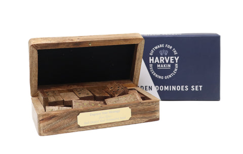 Personalised Wooden Dominoes Gift Box