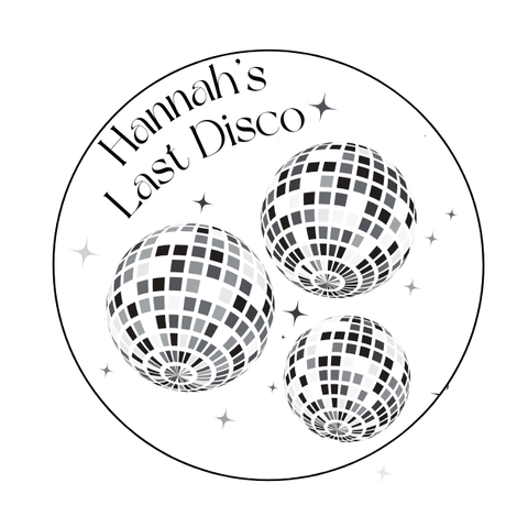 Personalised Last Disco Design Drink Toppers