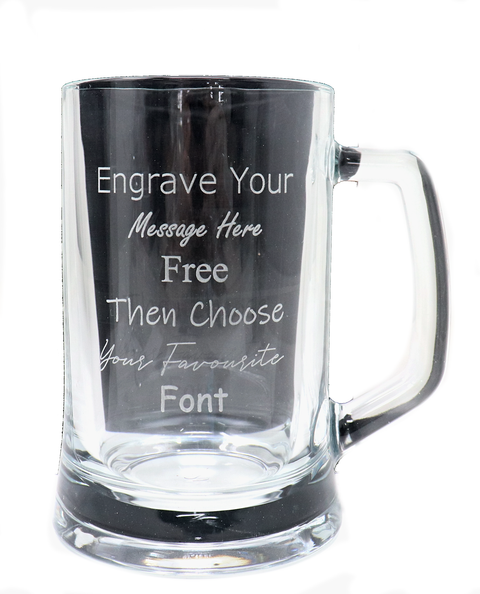 Personalised Pint Glass Tankard