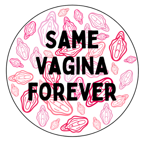 Same Vagina Forever Hen/Stag Do Design Drink Toppers