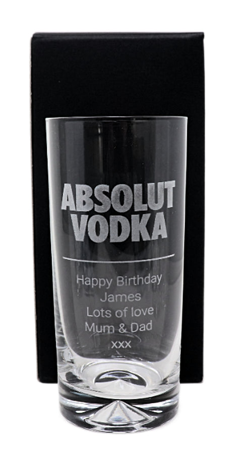 Personalised Luxury Absolut Vodka Hamper Gift