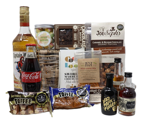 Personalised Luxury Captain Morgan Spiced Rum Hamper Gift