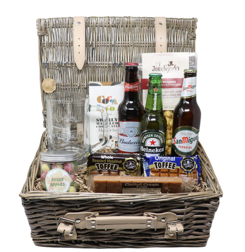 Personalised Luxury Lager Beer Hamper - Football Design Pint Tankard