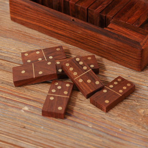 Personalised Wooden Dominoes Gift Box