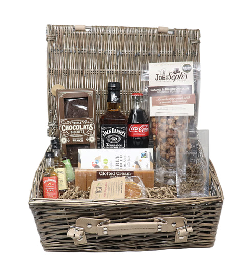 Personalised Luxury Jack Daniels Hamper with Pair of Highball Glasses