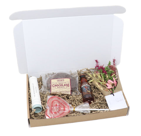 Flowers, Treats & Captain Morgan Rum Letterbox Gift
