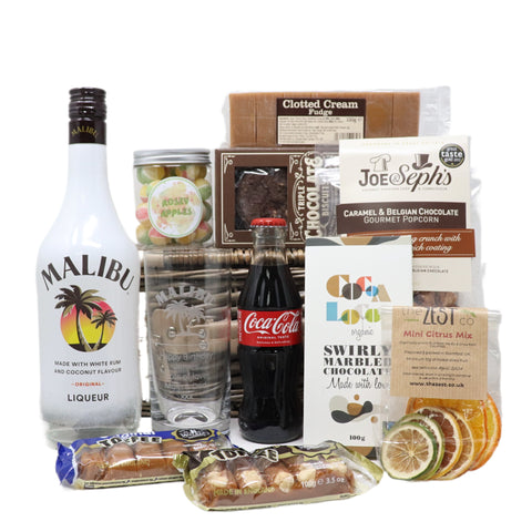 Personalised Luxury Malibu Hamper