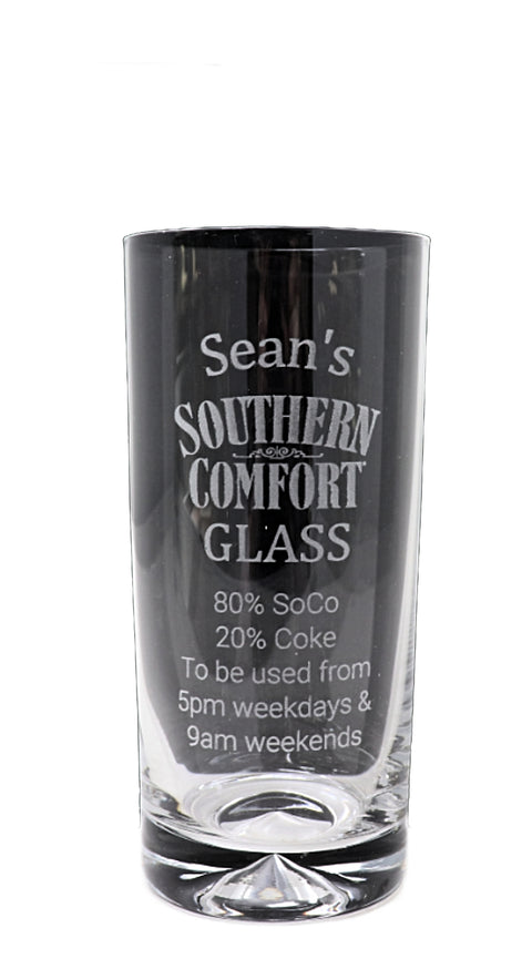 Personalised Highball Glass - Southern Comfort % Design