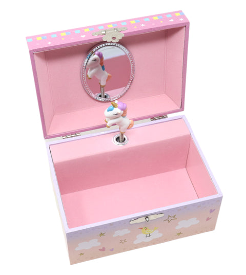Personalised Unicorn Musical Jewellery Box