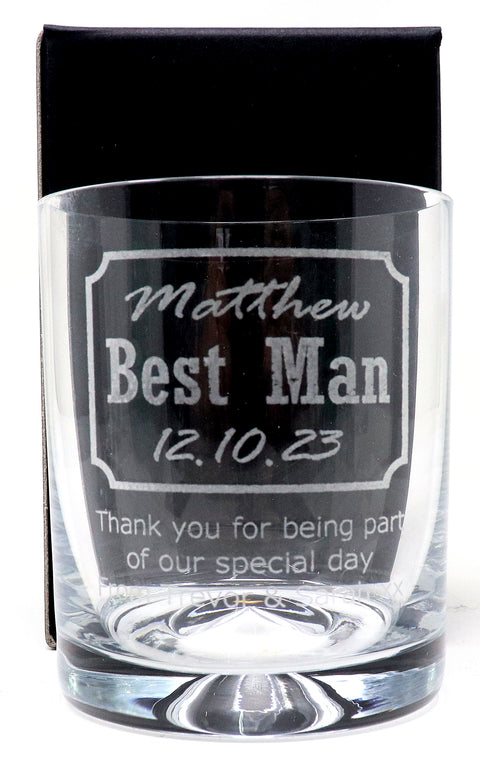 Personalised Single Malt Whisky Gift Hamper - Wedding Design