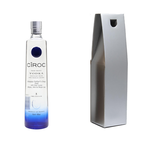 Personalised Bottle of Ciroc Original Vodka 70cl