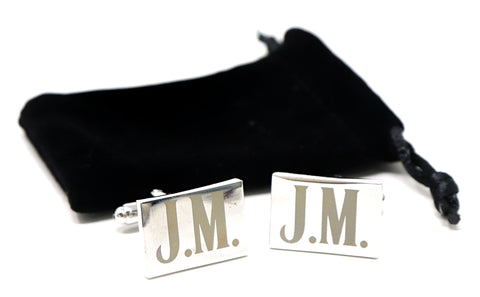 Personalised Silver Cufflinks