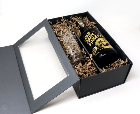 Personalised Dead Man's Fingers Rum Highball Glass & 70cl Bottle of Rum Gift Set