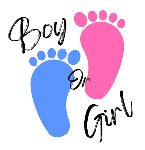 Baby Shower Gender Reveal Design Drink Toppers