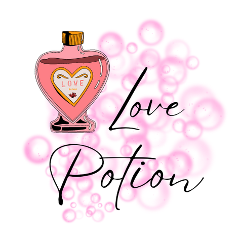 Love Potion Design Edible Cocktail Drink Toppers
