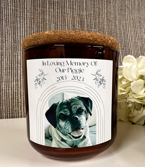 Personalised Loving Memory Design Scented Candle