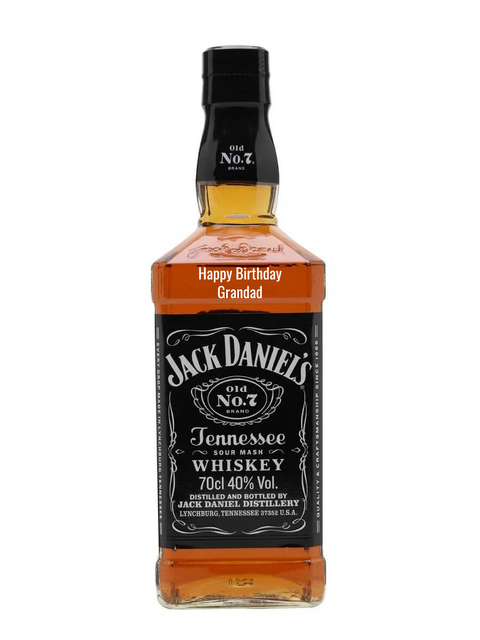 Personalised Bottle of Jack Daniels 70cl