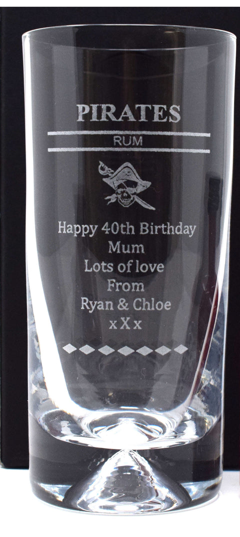 Personalised Luxury Captain Morgan Spiced Rum Hamper Gift