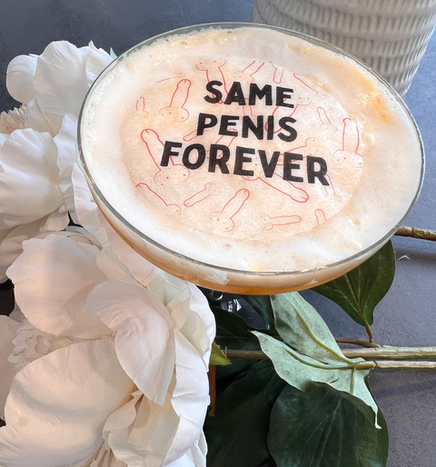 Same Penis Forever Hen Party Design Edible Cocktail Drink Toppers