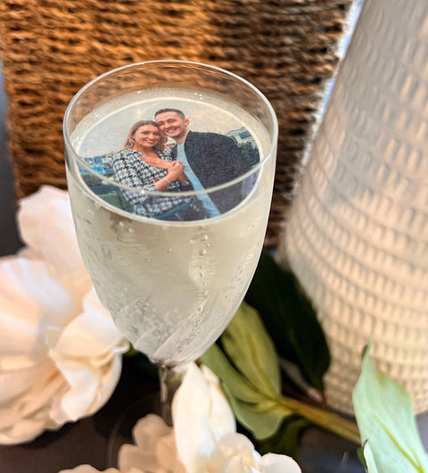 Personalised Photo Edible Cocktail Drink Toppers