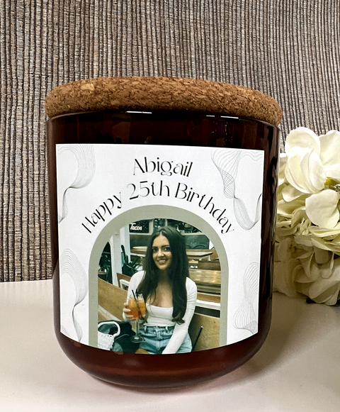 Personalised Photo Design Scented Candle